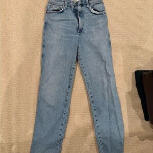 Agolde Sky Blue High Rise Pinch Waist Women's Jeans